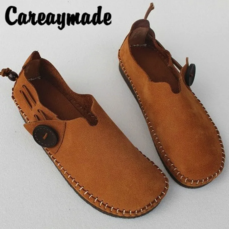 Careaymade внутренняя и внешняя кожаная женская обувь на плоской мягкой подошве