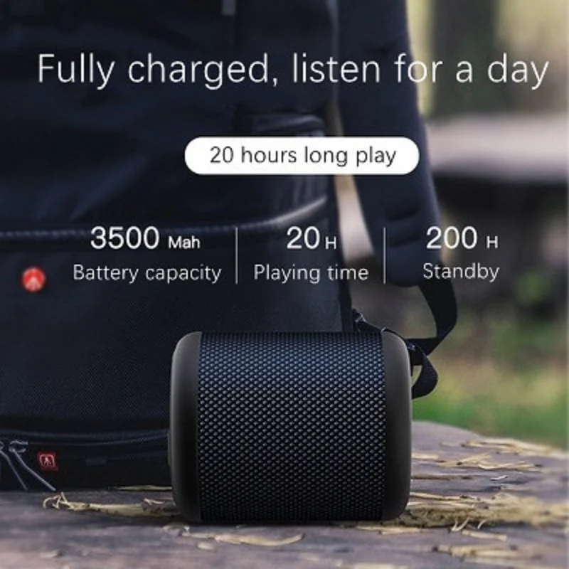 

Portable Bluetooth Speaker High Volume Waterproof Outdoor Overweight Subwoofer 3d Surround Stereo Mini Speaker