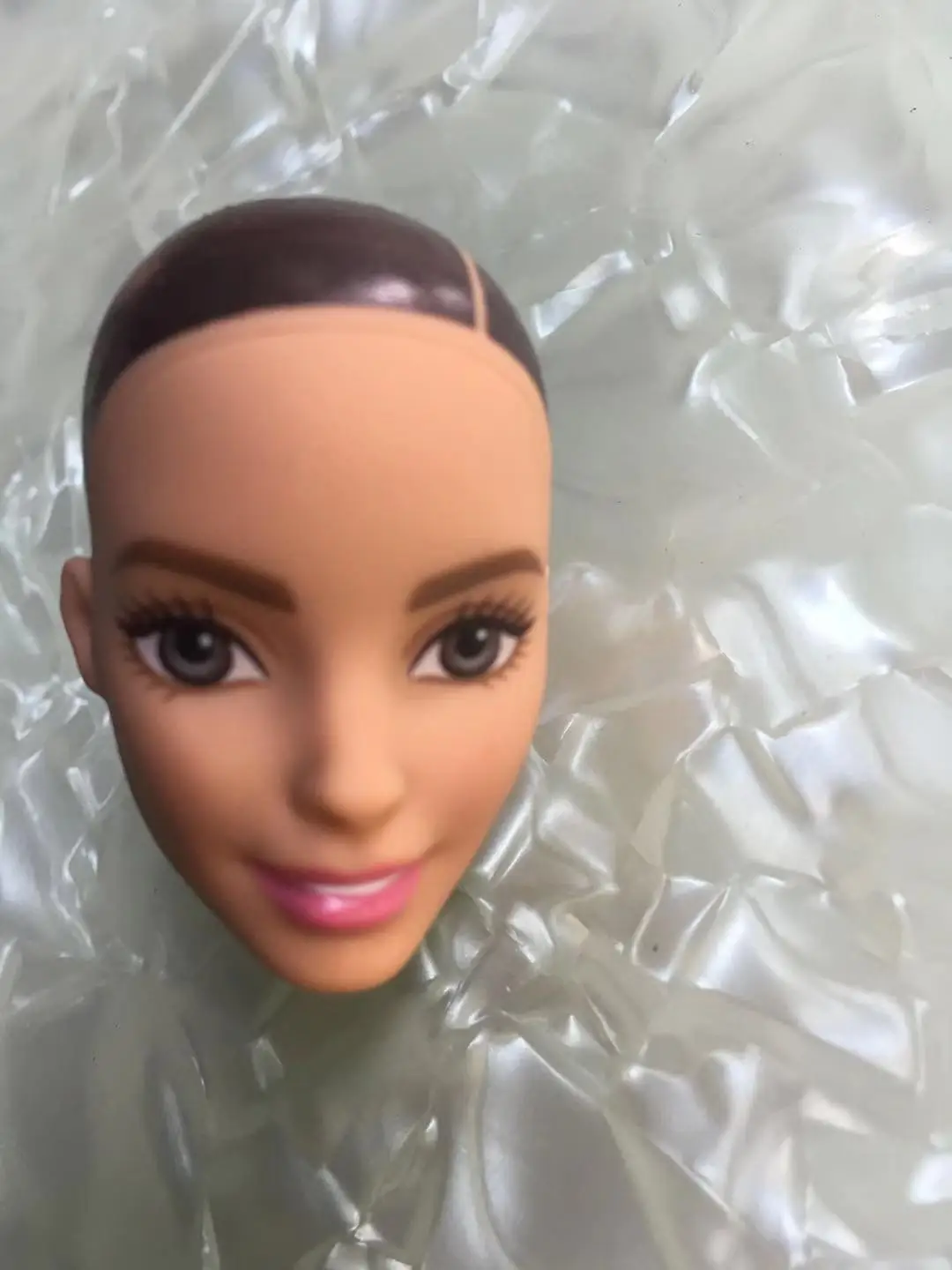dimple face no hair Выберите стили, кукольные головки, Хороший макияж, лицо, блонд, черный, джутовые волосы, кукольные головы, кукольные аксессуары, девочка, сделай сам, туалетный, принцесса, игрушки, головки - Цвет: dimple face no hair