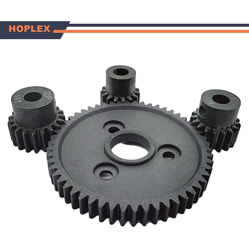 Metal Spur Gear 54T 0.8 32P 3956 with 15T 17T 19T Pinion Set for 1/10 Traxxas Slash Stampede Summit E-Revo | Спорт и развлечения