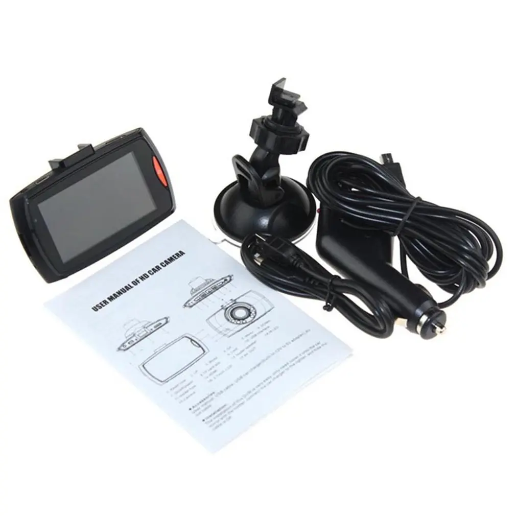 

CATUO Регистраторы видеокамера автомобиля G30 2,4 дюйма, разрешение Full Dash Cam 120 градусов Широкий формат обнаружения движения ночное G-Сенсор