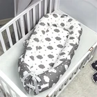 Портативная кроватка-гнездо для новорожденных, складная детская кроватка для сна, люлька для младенцев