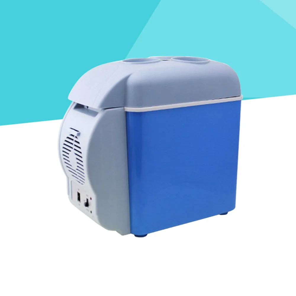 

Electranics 7.5L Mini Car Refrigerator 12V in Blue Multi-Function Portable Geladeira for Cars Fridge for Travel RV Cooler Warmer