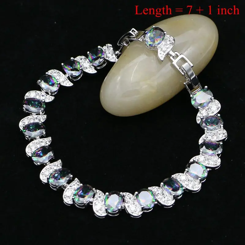 Мистик Радуга Кубический Цирконий ювелирные наборы