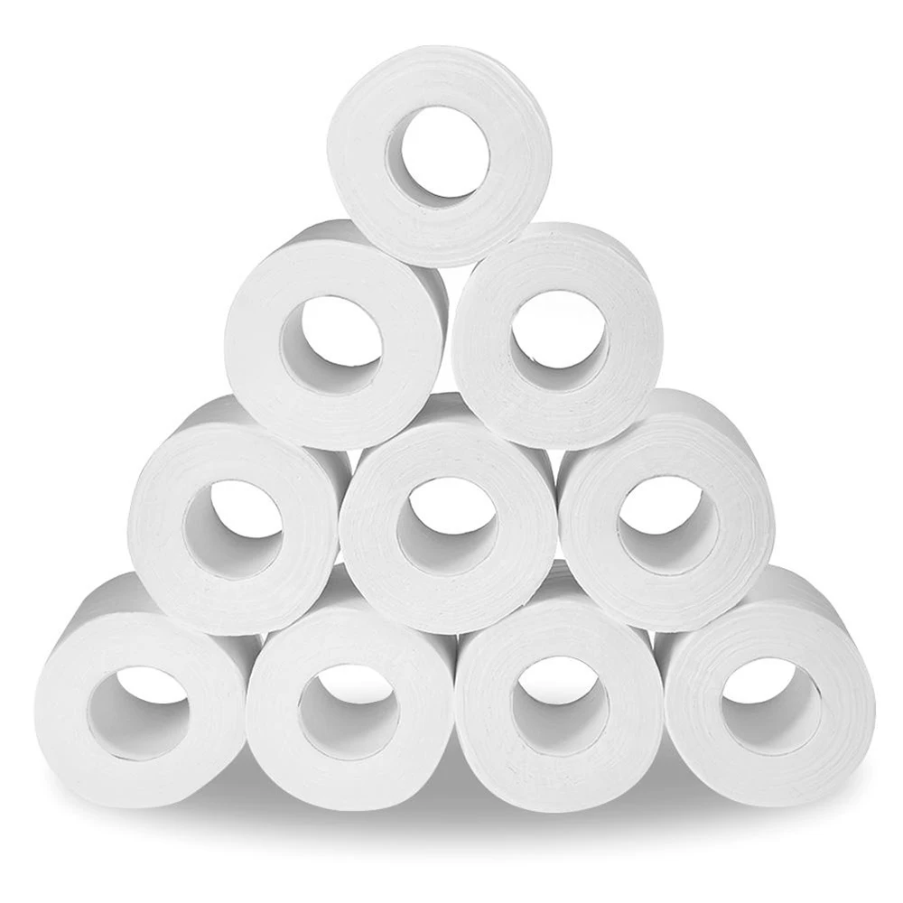 10 рулонов домашней туалетной бумаги 4 слойная мягкая туалетная бумага