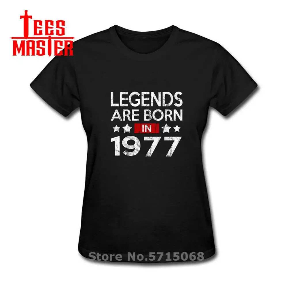 Стильные состаренные винтажные футболки с надписью Легенды рождены в 1977 лучший