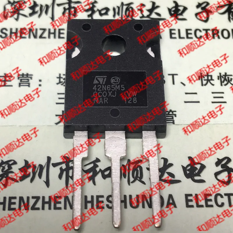 

10 PCS/lot 42 n65m5 STW42N65M5 new spot the TO - 247