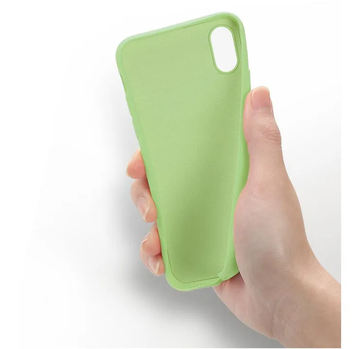 Жидкий силиконовый цветной чехол для iPhone XS 11 Pro MAX XR X XS Max Candy чехол для телефона s для iPhone 11 7 6 6S 8 Plus Мягкий чехол