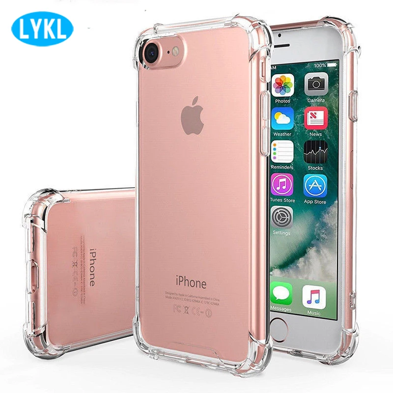 Прозрачный ударопрочный чехол с подушкой безопасности для iPhone 11 12 XS MAX XR