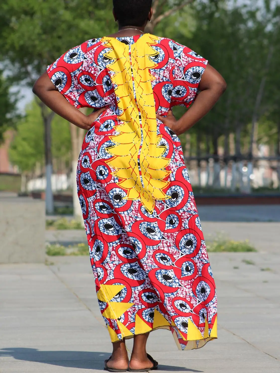 Африканский Дашики новейшее винтажное женское длинное платье летнее 2019