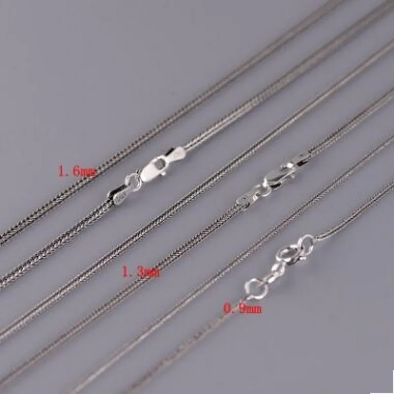 Мужское и женское ожерелье BOCAI S925 из стерлингового серебра цепочка 2020 новая мода