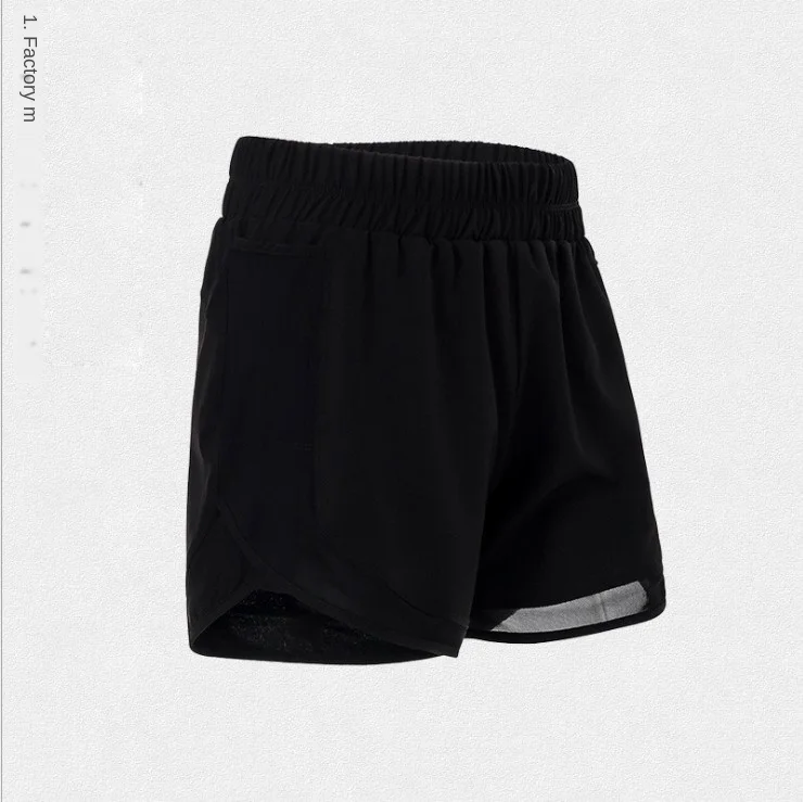 Женские спортивные шорты с сетчатым карманом для йоги спортзала фитнеса