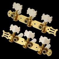 3 in line string tuning pegs tuners flower button for classical guitar 3r 3l