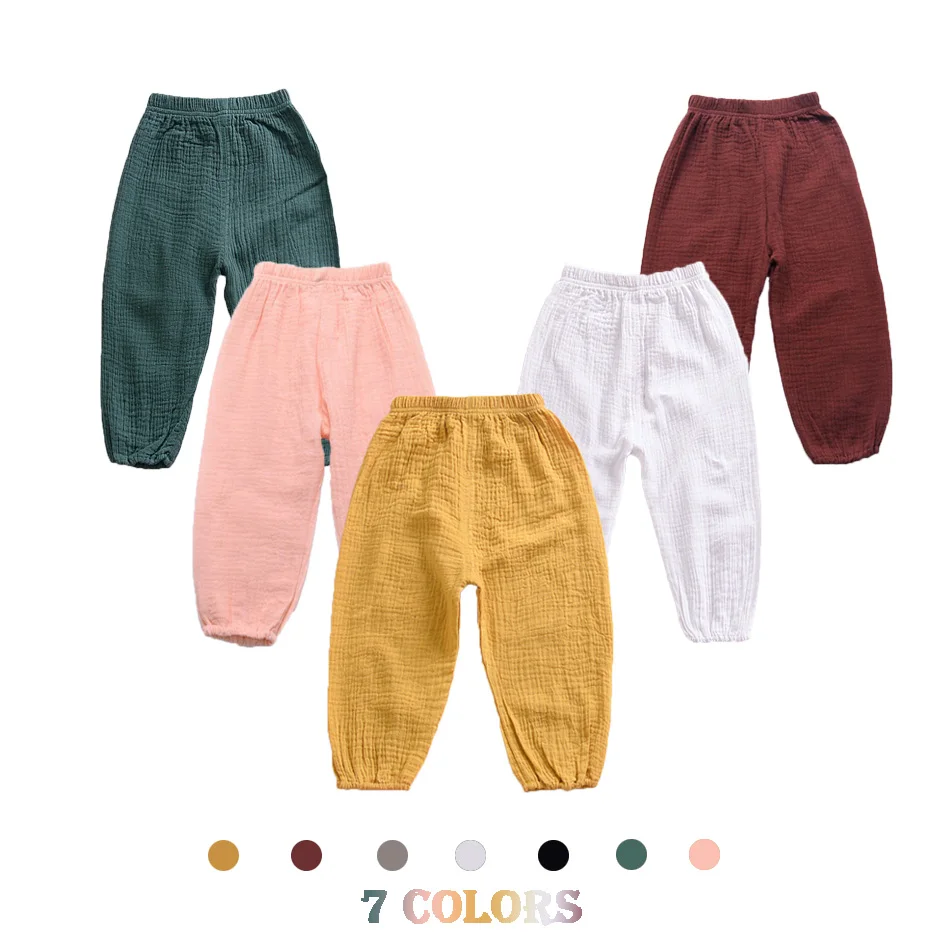 2-6 Years Kids Harem Pants Baby Boy Girl Summer Clothing for Toddlers and Children Lantern Trousers | Детская одежда и обувь