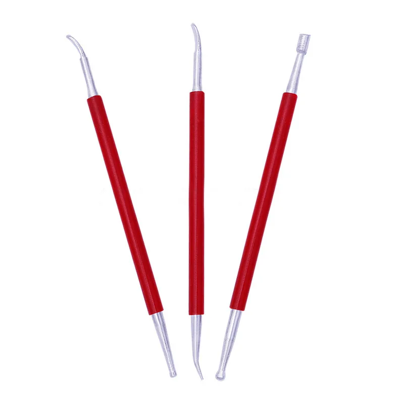 3 шт. набор инструментов для тиснения и резьбы по краям кожи | Дом сад