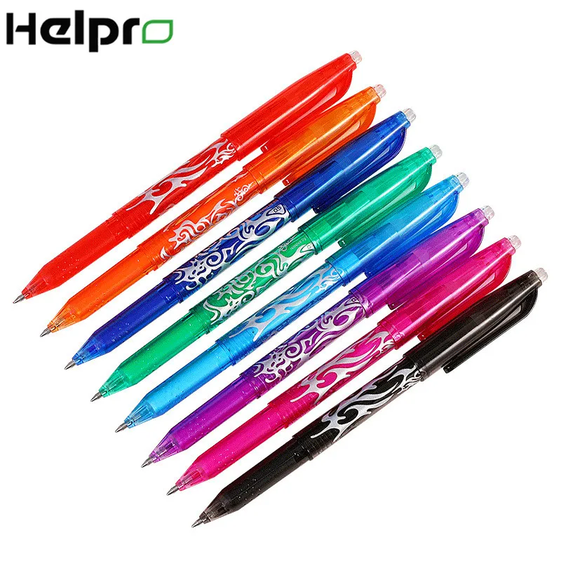 Helpro 8 цветов стираемая ручка моющаяся Волшебная гелевая для детей Gfit офисные школьные принадлежности