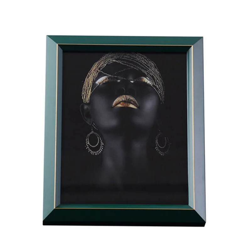 Рамка из ярко-синего стекла в европейском стиле фоторамка украшение для дома