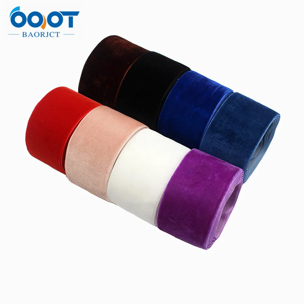 1 1/2 ''однотонные Бархатные украшения подарочной упаковки печатная корсажная