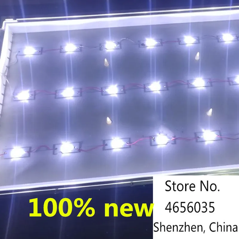 

100 шт., 100% г., новые светодиодные лампы 3 в SMD с фильтром для оптических линз 32-65 дюймов, для ремонта LED-телевизоров, 100% испытаний