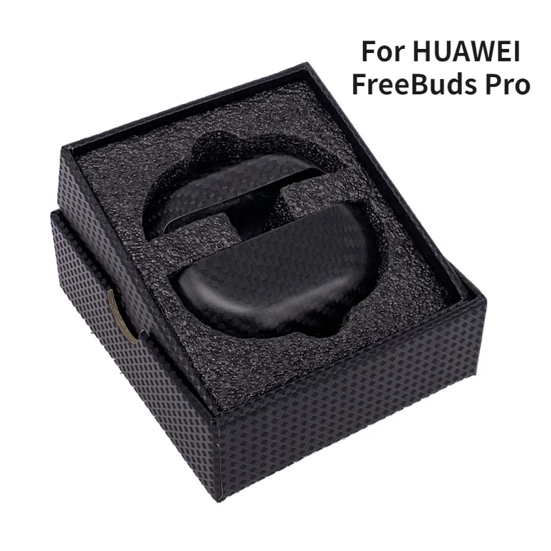 Чехол из натурального углеродного волокна для HUAWEI FreeBuds Pro беспроводные наушники