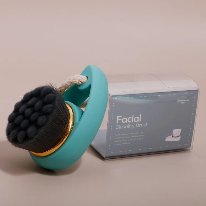 Бамбуковый уголь волос Золотое кольцо запятая кисти ручной кисточка для чистки