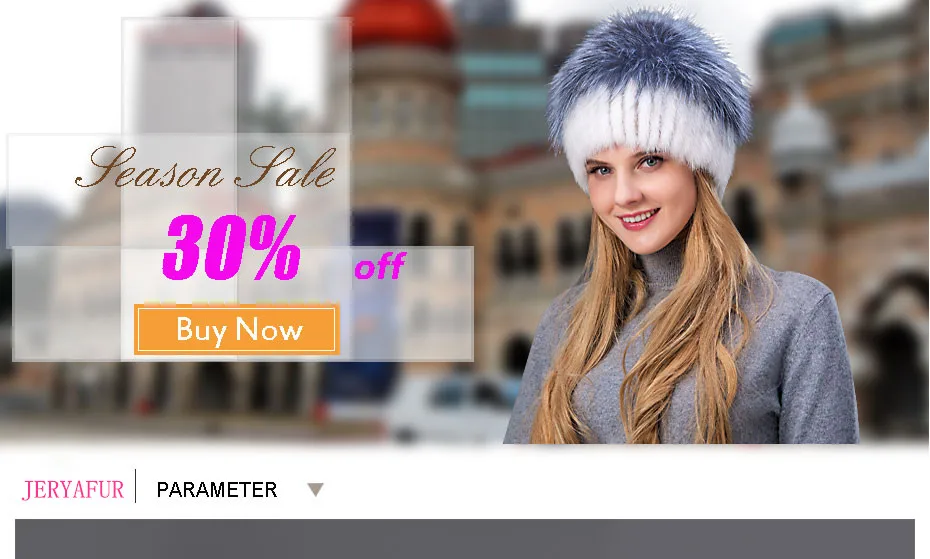 new Woman's style fur hat mink fur fox fur ball hat factory direct sales winter ski hat warm hat