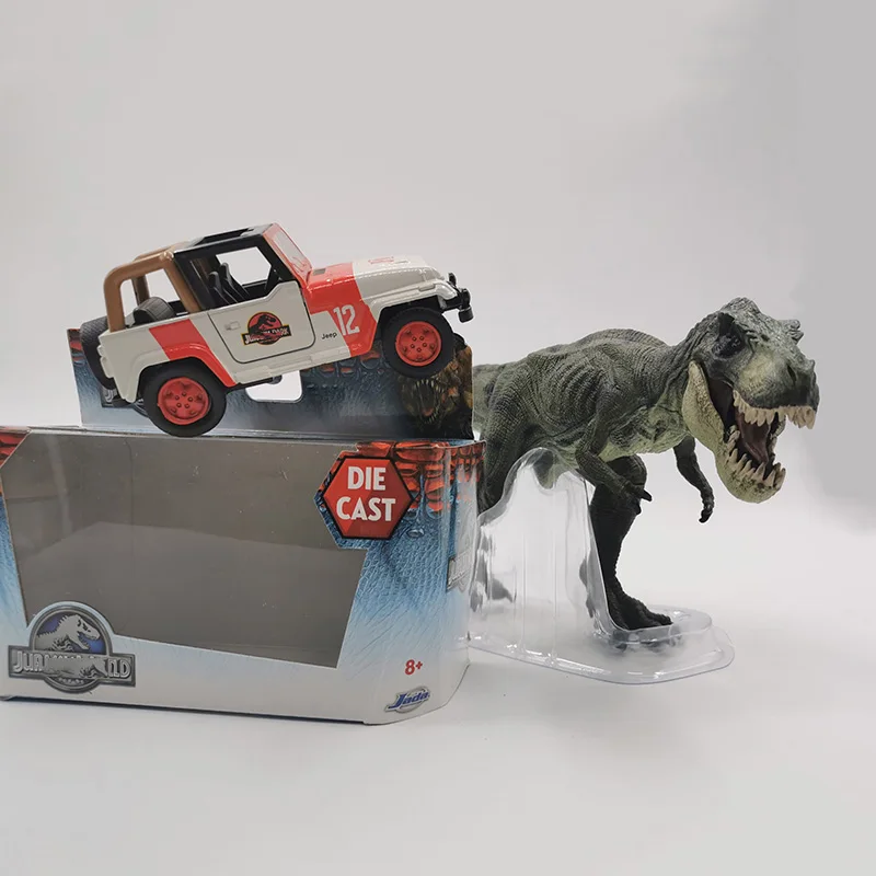1/43 весы 12 2 см металлический сплав литье под давлением Jeep Wrangler Jurassic внедорожник