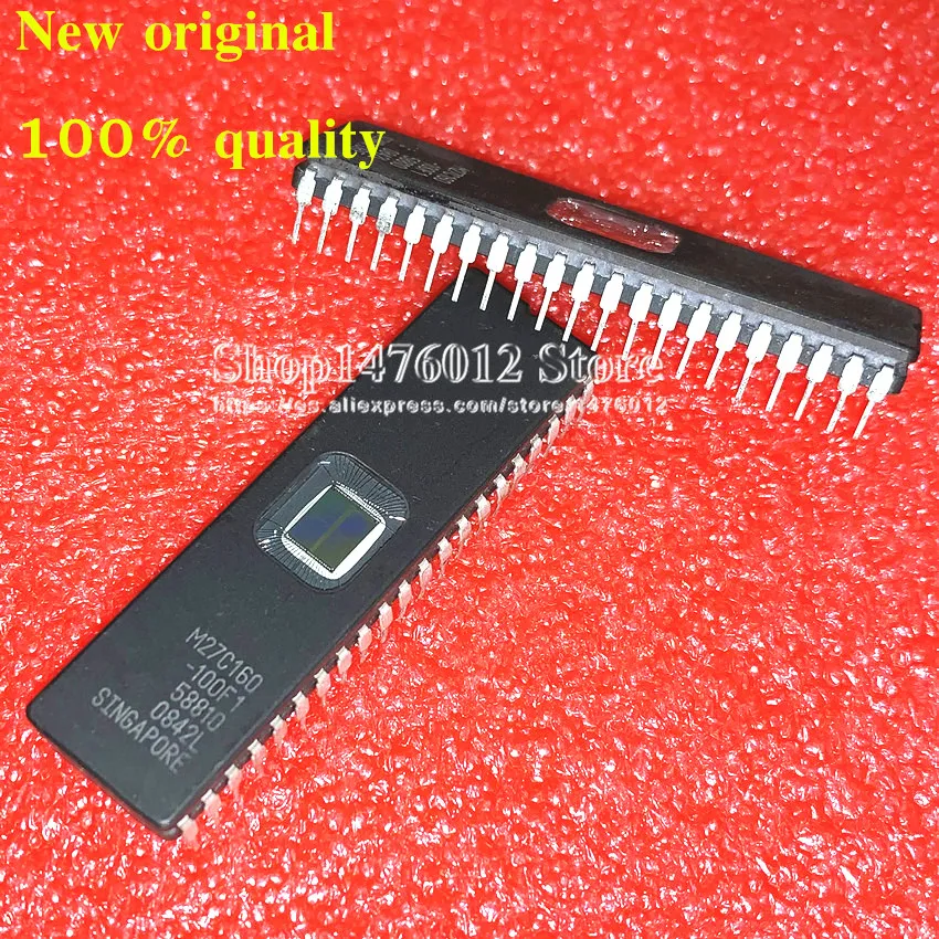 10 шт./лот M27C160 100F1 27C160 Крис 120F1 50F1 IC 1 M X 16 UVPROM 100 ns CDIP42 Новый оригинальный 100%