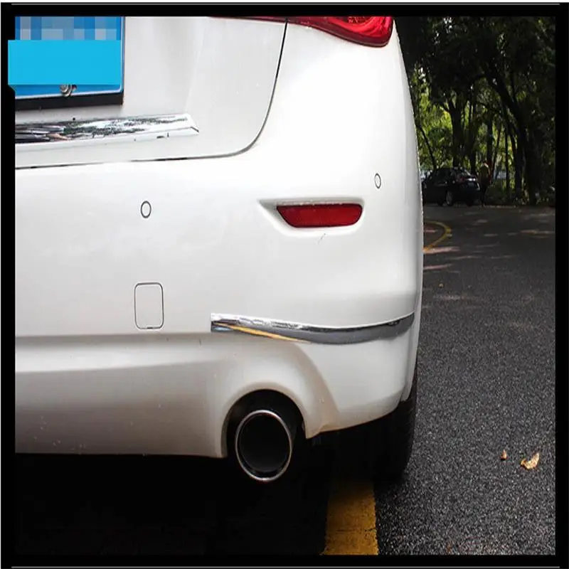 Лента для защиты кузова автомобиля от столкновений 3 м хромированная Яркая