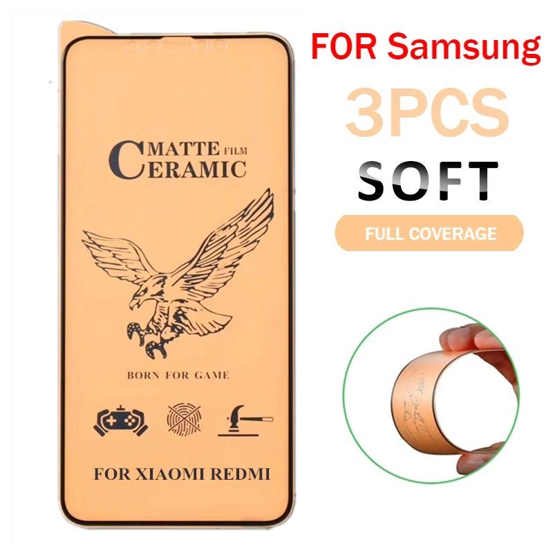 3 шт. матовое мягкое керамическое Защитное стекло для Samsung Galaxy A50 A30 M10 M20 M30 A40 A70 A10 A 50