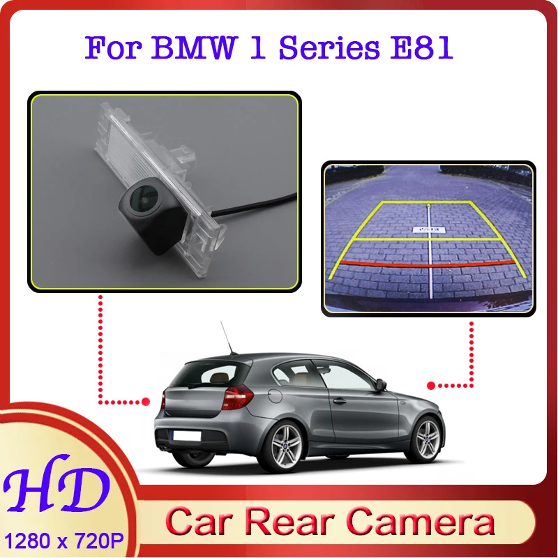 Автомобильная камера заднего вида рыбий глаз для BMW 1 серии E81 F20 F21 2004 ~ 2019 с ночным