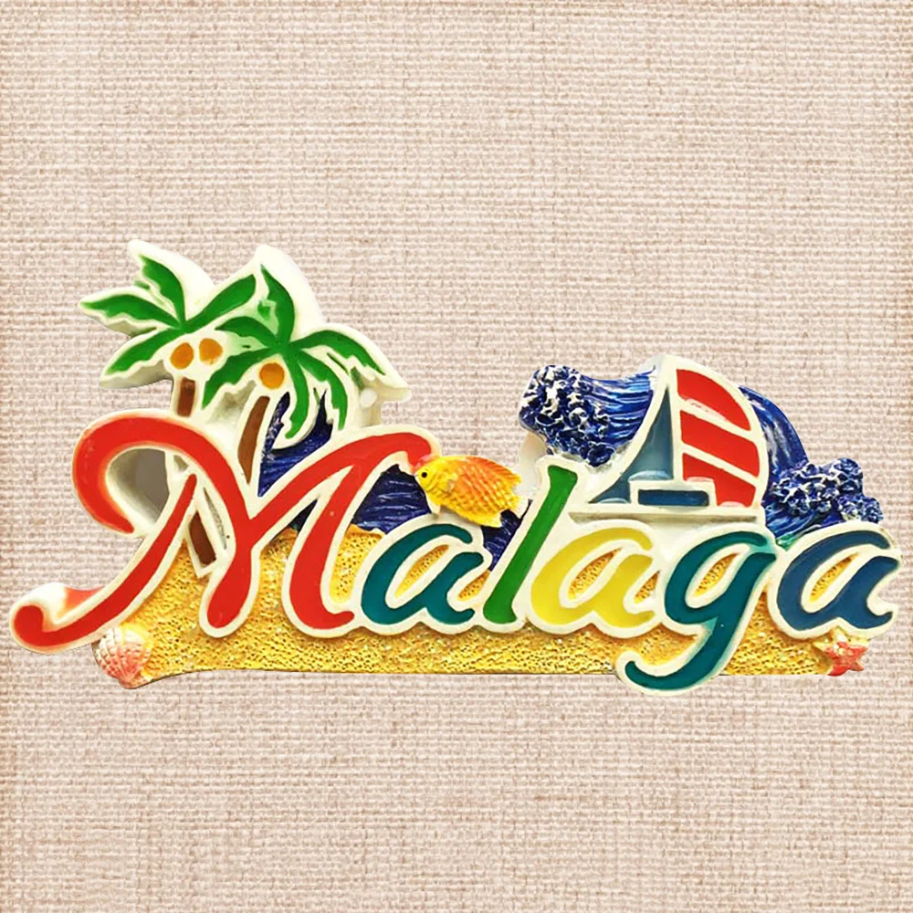 Испания Малага магнит на холодильник Знаменитый Город магнитная наклейка