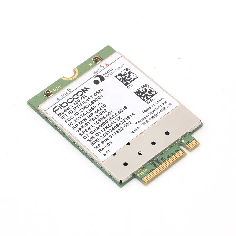 l850 gl for hp lt4210 fibocom 4g lte card xmm 7360 wwan mobile module for hp 840 430 g5440 g5450 g5640 notebook pc free global shipping