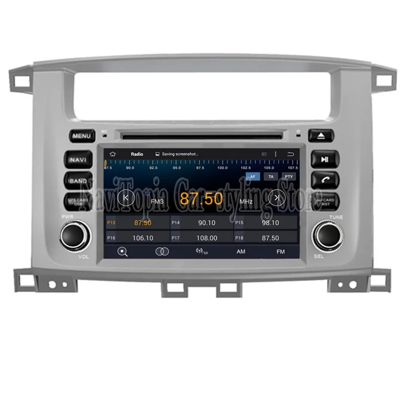Восьмиядерный 4G ram 64G rom Android 9 0 автомобильный DVD мультимедийный плеер gps для Toyota LAND