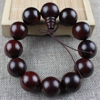 india small leaf red sandalwood bracelet 2 0 solid wood beads men and women jewelry