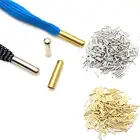 20 шт., 4x20 мм, бесшовные металлические шнурки, наконечники, сменные головки, ремонтные Aglets, наборы кроссовок для рукоделия, серебристые и золотистые цвета