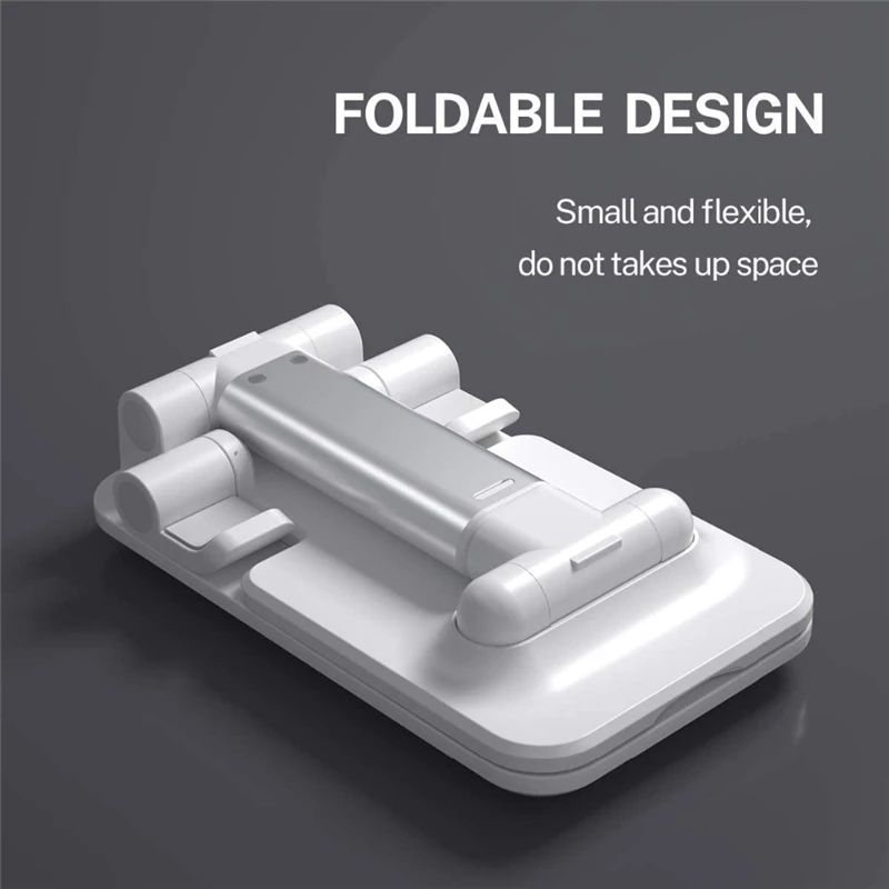 desktop mobile phone holder stand for iphone ipad xiaomi foldable desk tablet holder universal adjustable table cell phone stand free global shipping