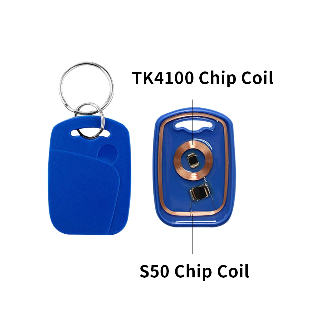 5 шт. Ic/id композитные брелоки с двойным чипом NFC Брелок RFID считывание только бирка