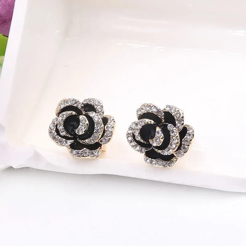 Роскошные знаменитые брендовые новые дизайнерские Элегантные серьги-гвоздики с