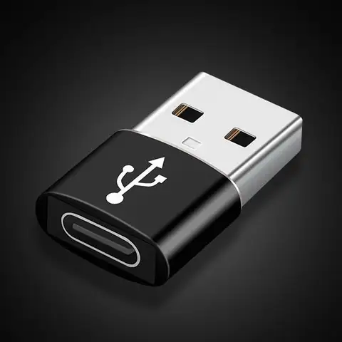 Переходник USB 3,0 Type A (штекер) на USB 3,1 Type C (гнездо), адаптер для зарядки и передачи данных для iPhone 12 Pro