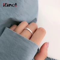 kinel 925 sterling silver bamboo finger ring simple ins korea rings for women wedding engagement jewelry