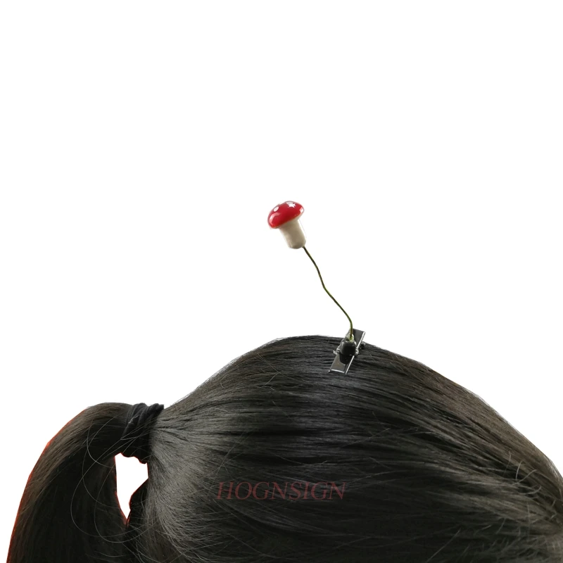 Заколка для волос в виде грибов милый аксессуар с изображением растений длинная