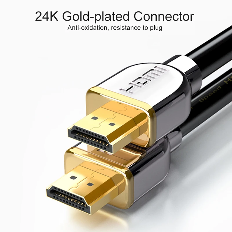 Кабель SAMZHE 4K * 2K HDMI2.0 1080P позолоченный кабель цифровой 1/2/3/5/8/10/20/25/30/40/50 м |
