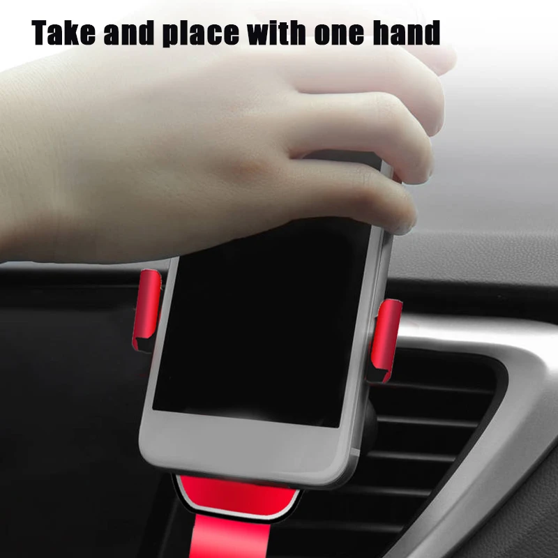 

Car Air Outlet Mobile Phone Holder 360degree Rotating Car Gravity Sensor Cell Car Phone Holder Держатель Телефона Авто