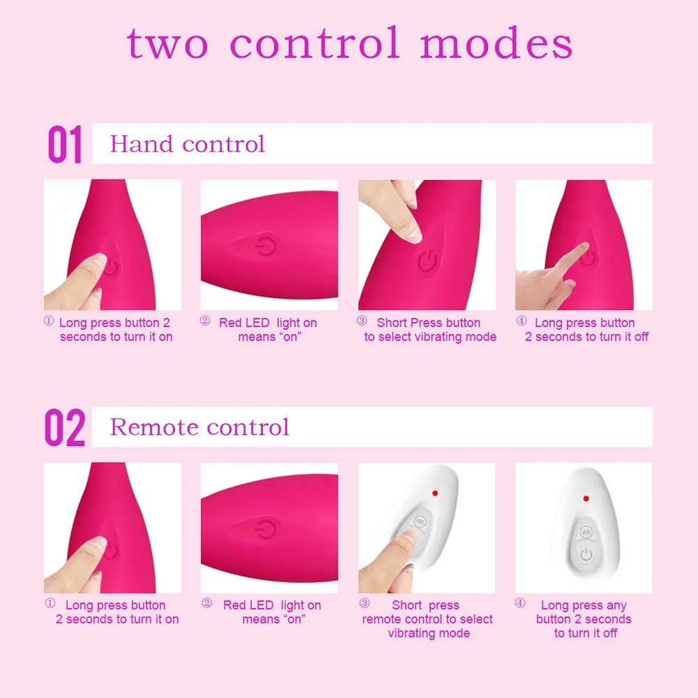 Секс игрушка для точки G Вибратор клитора Фламинго с дистанционным управлением