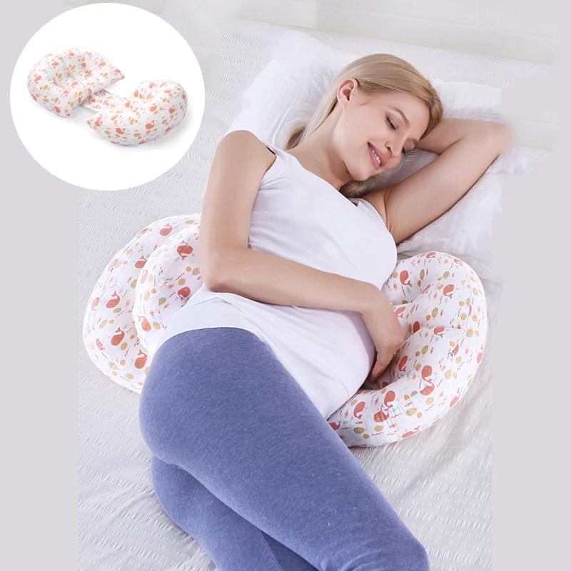 Хлопчатобумажная поясная подушка для беременных женщин Подушка u-образные