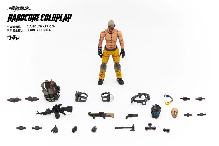 JOYTOY 1/18 фигурки 3 шт Морской корпус военный солдат фигурка модель игрушки коллекция игрушек