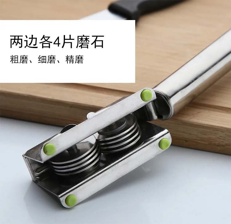 Мини из нержавеющей стали профессиональная колодка шеф-повара кухонный заточный