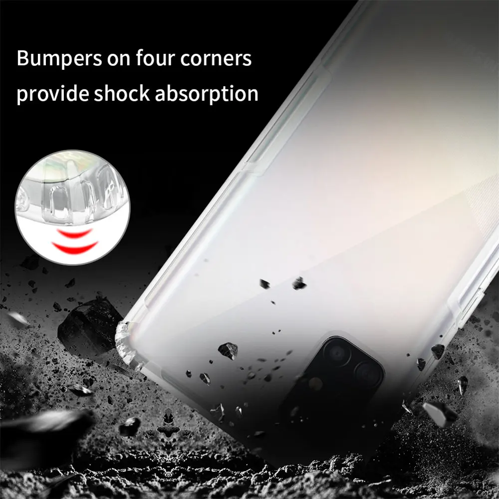 NILLKIN ТПУ чехол для Samsung Galaxy A51 ультра тонкий прозрачный мягкий силиконовый задний