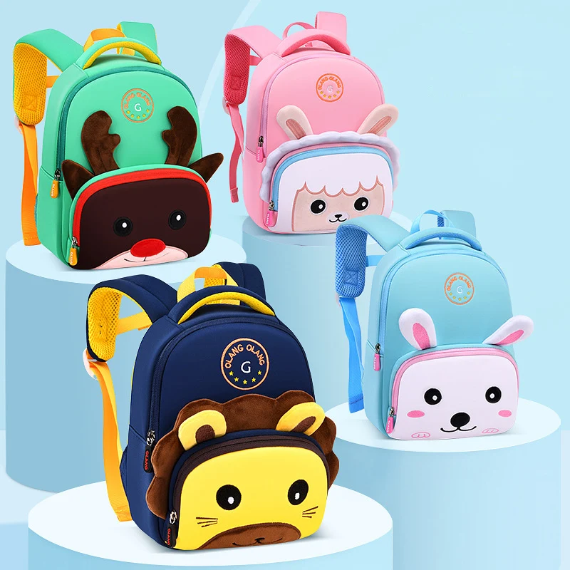 Новинка 2021, школьные ранцы для детского сада, детские рюкзаки с 3D рисунком льва для девочек и мальчиков, детские школьные рюкзаки, школьные р...